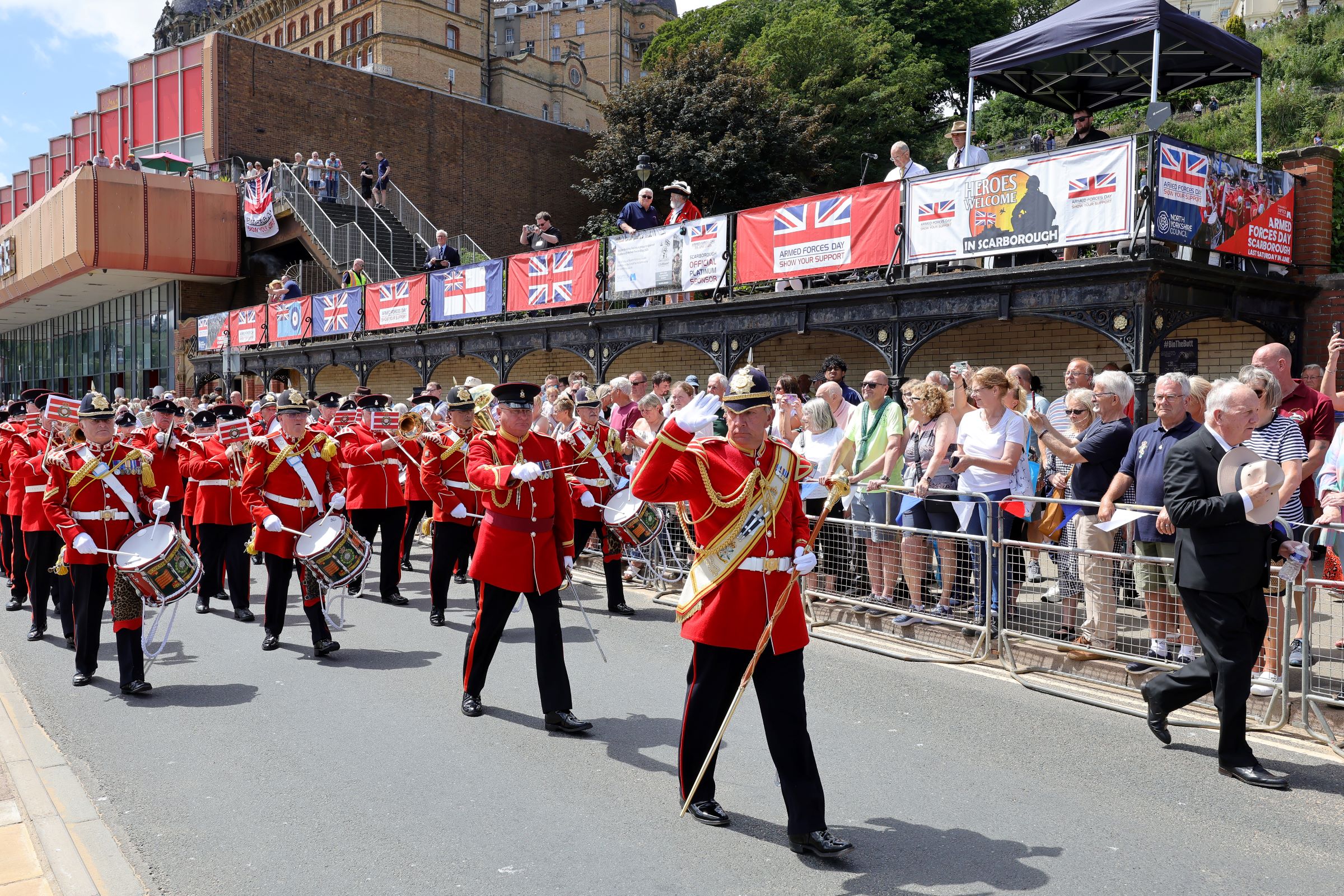 Scarborough Armed Forces parade
